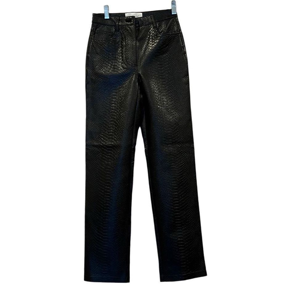 Aritzia Wilfred The Melina Vegan leather Pants black Sz.00